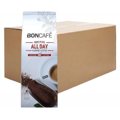Boncafe Gourmet Ground Coffee Powder 200g  (12 Packets)