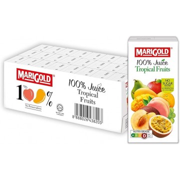 Marigold 100% Tropical Fruits Packet Juice 200ml 24's