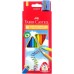 Faber-Castell Junior Triangular Colour Pencil With Sharpener - 1