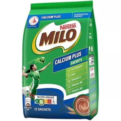 Milo Activ-Go 2-in-1 Calcium Plus 12's 30g ( 12 Packs )