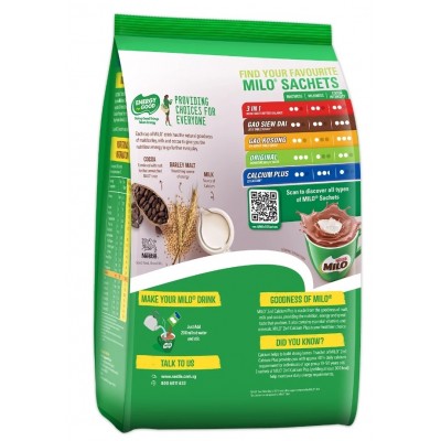Milo Activ-Go 2-in-1 Calcium Plus 12's 30g ( 12 Packs )