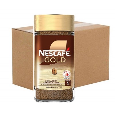 Nescafe Gold Blend Instant Soluble Coffee Jar 200g (6 Jars)