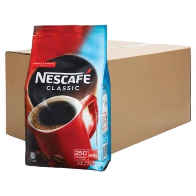 Nescafe Classic Coffee Refill 500g (12 Packs)