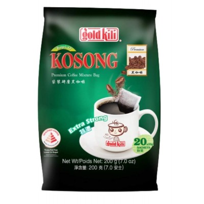 Gold Kili Premium Kopi O Kosong Extra Strong  (20 Bags ) 10g