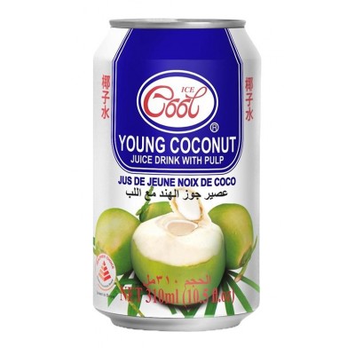 Ice Cool Young Coconut Water Can (24 Cans) 310ml