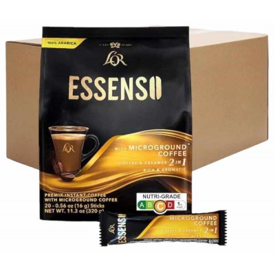 Lor Essenso 2-in-1 Microground Coffee 20'S 16g (24 Packets)