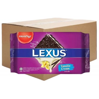 Munchy's Lexus Sandwich Calcium Crackers - Vanilla Cream (12 packets) 190g