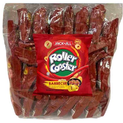 Jack 'n Jill Roller Coaster Potato Rings - BBQ 18g 50'S