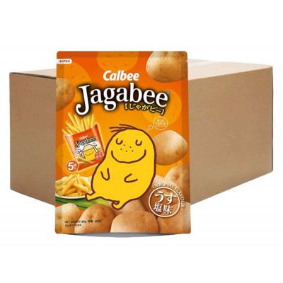 Calbee Jagabee Potato Sticks Original 90g 12's