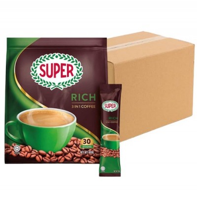 Super 3-in-1 Coffee Rich (24 Packs, 30 Sachets Each)