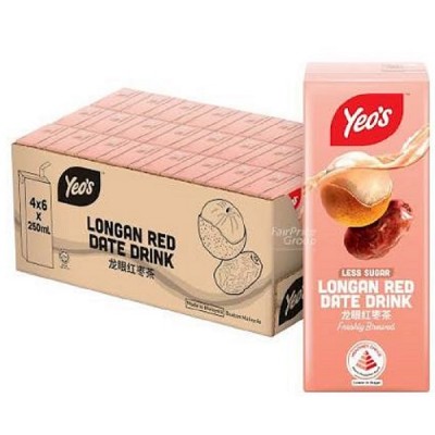 Yeo's Packet Drink (24 Packets) 250ml
