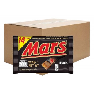 Mars Chocolate Bars (Fun Size) 224g 24's