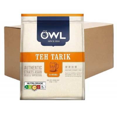 Owl Instant Teh Tarik (30 Packs, 20 Sachets)