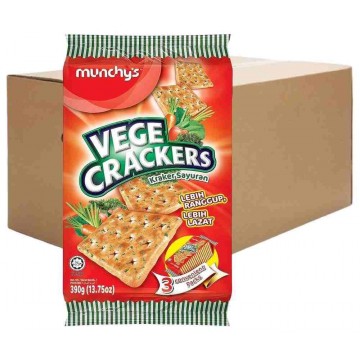 Munchy's Vegetable Crackers 390G (12 packets)