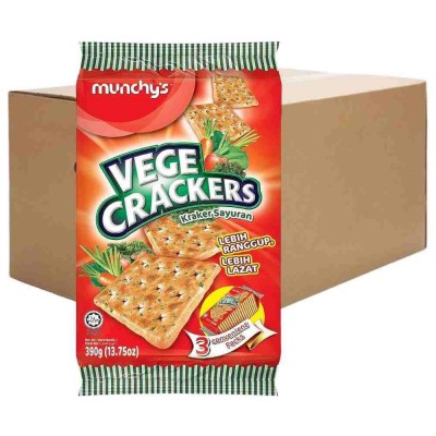 Munchy's Vegetable Crackers 390G (12 packets)