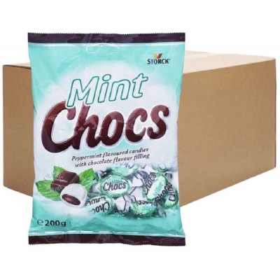 Storck Mint Chocos Candies 200g (15 Packets)