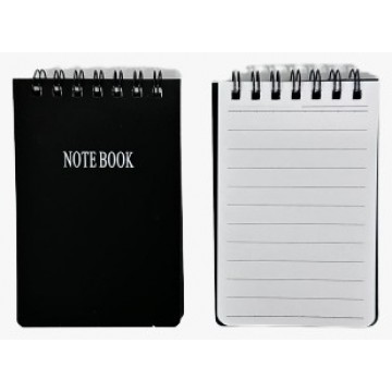 Ring Notebook w/PP Cover A7 Black