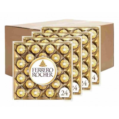 Ferrero Rocher Chocolate T24 300Gsm (4 Boxes)