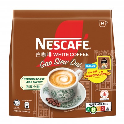 Nescafe White Coffee Gao Siew Dai (14 Sachets) 30g