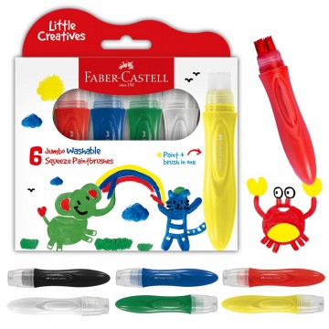 Faber-Castell Jumbo Paintbrush Set