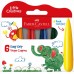 Faber-Castell Easy Grip Finger Crayon Set - 1