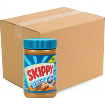 Skippy Peanut Butter (Creamy) 462g (12 Bottles)