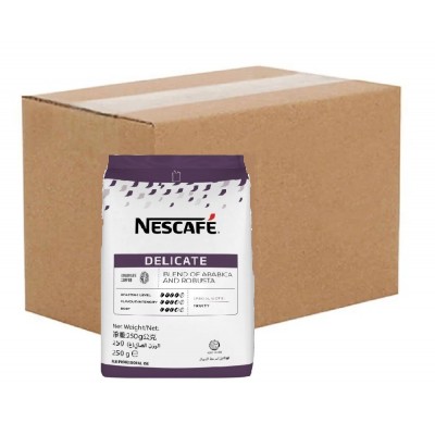 Nescafe Delicate Soluble Coffee 250g ( 12 Packets )