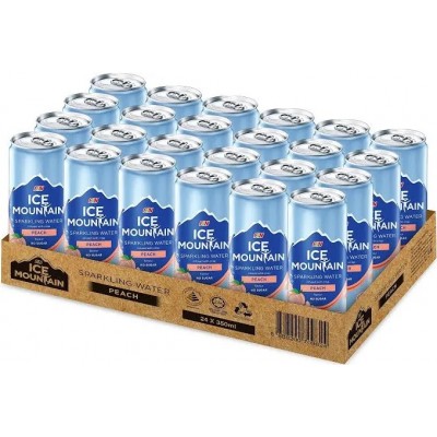 Ice Mountain Sparkling Water Can 325ml ( 24 Cans )
