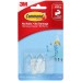 3M Command 17092CLR Damage-Free Hanging Clear Hook Small 2'S 450g - 1