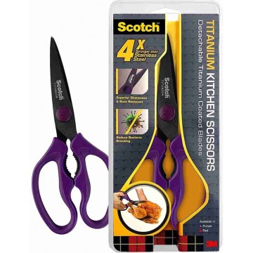 3M Scotch Anti-Bacterial Titanium Detachable Kitchen Scissors