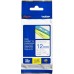 Brother P-Touch Laminated TZe-233 Tape 12mm Blue on White - 1