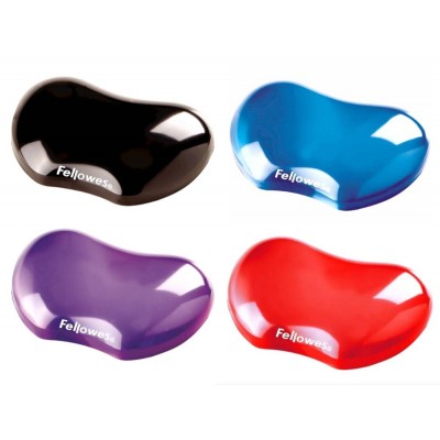 Fellowes Crystal Gel Flex Wrist Rest