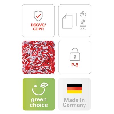 HSM Commercial Document A3 Shredder SECURIO-P40i Micro Cut 24 Sheets w/ CD Cutting Unit