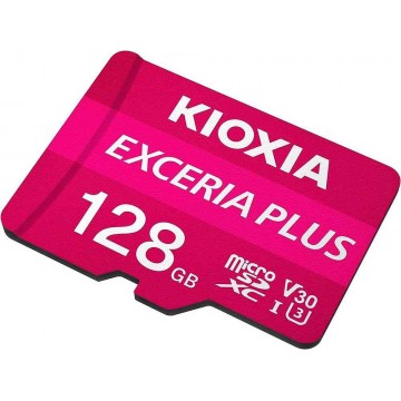 KIOXIA Exceria Plus microSD 4K Card 128GB w/SD Adapter