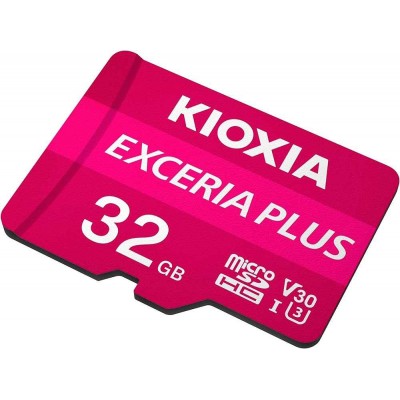 KIOXIA Exceria Plus microSD 4K Card 32GB w/SD Adapter