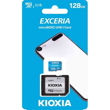 KIOXIA Exceria microSD Card 128GB w/SD Adapter