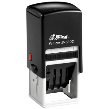 Shiny S-530D Custom-Made Self-Inking Stamp (32 x 32mm)