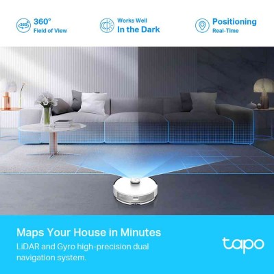 TP-Link Tapo-RV30 LiDAR Navigation Robot Vacuum & Mop