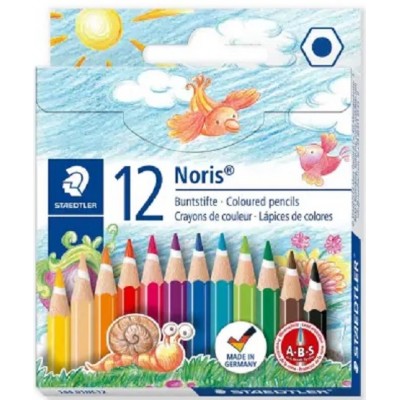 Staedtler Noris Colour Pencils 12's Half Length
