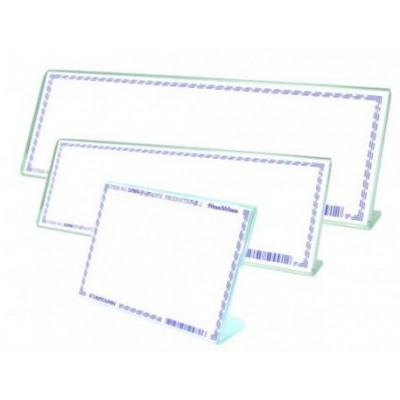 STZ Acrylic Display Card Stand (180mm x 65mm) STZ Acrylic Display Card Stand (180mm x 65mm)