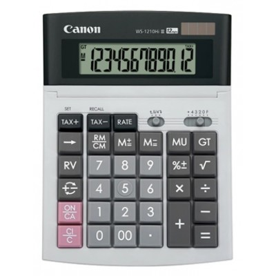 Canon Desktop Calculator (198 x 150 x 38mm)  WS-1210Hi III