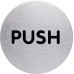 Self-Adhesive Stainless Steel Pictogram 65mm (Push, Pull) - 3