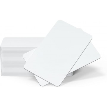 PVC Blank Cards CR80 30mil White 100's