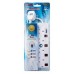 SUM 4-Way Portable Extension Socket Cable 3.0m with Neon and Surge Protector - 1