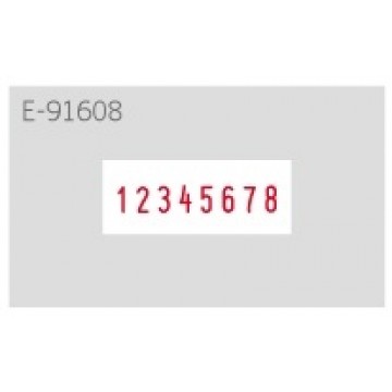 Shiny E-91608 Custom-Made Essential Self-Inking Number Stamp (56 x 33mm)
