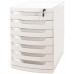 7-Drawer File Cabinet w/Key Lock (39.4 x 29.5 x 43cm) - 1 7-Drawer File Cabinet w/Key Lock (39.4 x 29.5 x 43cm) - 1