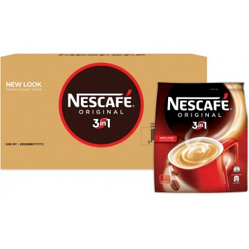 Nescafe 3-in-1 Original Instant Coffee (18 Packs, 47 Sachets Each)