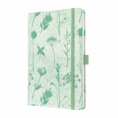 Sigel Jolie Hardcover Notebook A5 Lined Moss Botanical