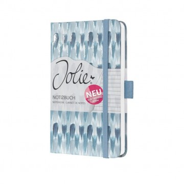 Sigel Jolie Hardcover Notebook A6 Lined Blue Blend