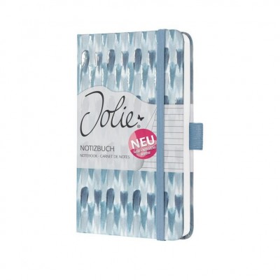 Sigel Jolie Hardcover Notebook A6 Lined Blue Blend